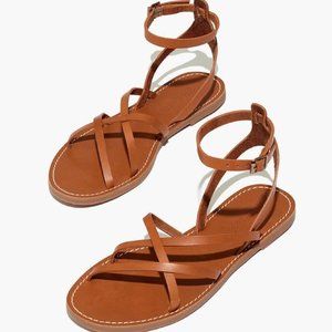 NWT Madewell The Boardwalk Skinny-Strap Sandal 10